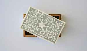 Incrustation spéciale de nacre d'Eid Plateau de service d'incrustation d'os pour les cadeaux disponible au prix le plus bas - Product Image 4