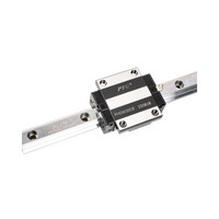 Glissières linéaires à roulements à billes à charge lourde de 2500 mm, guide de rail linéaire HGR en acier inoxydable