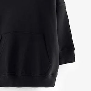 Sweat à capuche classique pour garçons, couleur unie, avec logo personnalisable, prix abordable pour les commandes en gros, prix d'usine 2026, décontracté - Product Image 4