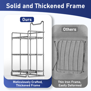 Caddy Bar <span class=keywords><strong>doccia</strong></span> in stile moderno con forte <span class=keywords><strong>ventosa</strong></span> portatile porta sapone antiruggine per bagno parete e angolo per alberghi - Product Image 5