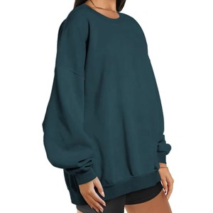 Oversized Cotton Fleece Pullover Hoodie Sweatshirt Women Winter Streetwear High Quality Custom Printing Embroidered Comfortable - Product Image 3