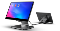 Sistema POS OEM DY con Windows/Android, Pantallas Dobles Táctiles de 15.6+11.6/10.1 Pulgadas, Todo en Uno para Restaurante, Caja Registradora Imin Swan1