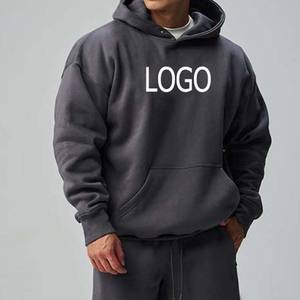 Venta al por mayor 2025 Hombres Premium Heavy 100% Cotton Pullover Hoodies Nuevo Diseño Zipper-Up Basics Impreso Logo para el invierno bordado - Product Image 3