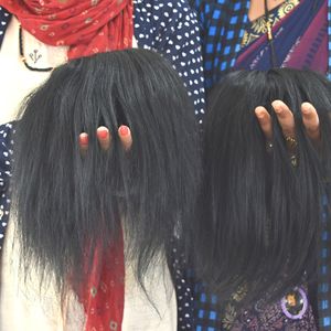 Extensions de cheveux vierges 100% naturelles, cheveux humains indiens de temple, lisses, Remy, double trame, matière première brute, non traitées chimiquement - Product Image 5