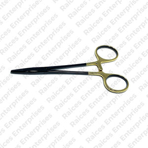 Soporte de aguja Hager profesional de alta calidad para operaciones quirúrgicas soporte de aguja de instrumento médico de acero inoxidable con punta ancha - Product Image 2