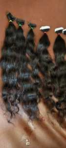 Extensiones de cabello humano Remy de Color claro Premium de la más alta calidad Extensiones de cabello de cinta de Color claro natural de grado indio excepcional - Product Image 5