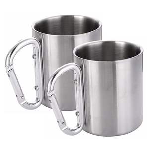 Jarra de cerveza de acero inoxidable con asa, taza para beber para acampar, té, bebidas, agua, jugo, leche, café, viaje, taza de Metal para beber - Product Image 6