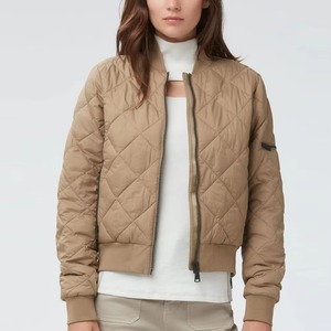 OEM <b>Women</b> Bomber <b>Jacket</b> Custom <b>Lightweight</b> Nylon Streetwear Fashion Outerwear Casual Manufacturer Factory Supplier - Product Image 2