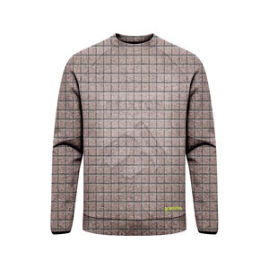 เสื้อสวมหัวปักผ้าฝ้ายหนาสำหรับผู้ชายเสื้อสวมหัวออกแบบโลโก้พัฟแบบลำลองสไตล์ทึบผู้ผลิต OEM ODM - Product Image 1