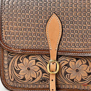 กระเป๋าอานม้าหนังแท้สำหรับขี่ม้าอุปกรณ์สำหรับนักขี่ม้าแบบตะวันตก - Product Image 3