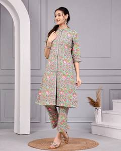 Conjunto de Ropa de Algodón con Estampado Floral Mira para Mujer, Uso Casual y Diario, al Mejor Precio al por Mayor - Product Image 2