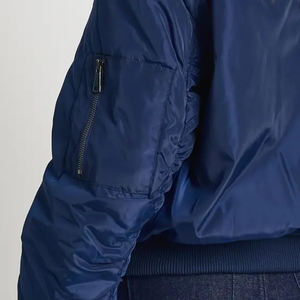 Hot Sale Women's Vintage Streetwear Zipper Bomber <b>Jacket</b> Wholesale Rate Casual Wear Memory Fabric Breathable Bomber <b>Jacket</b> 2026 - Product Image 5