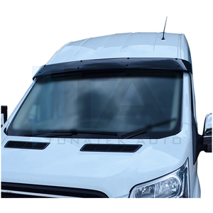 Pare-soleil en plastique ABS noir durable de haute qualité pour Transit 2019 et après, protection pare-brise - Product Image 1