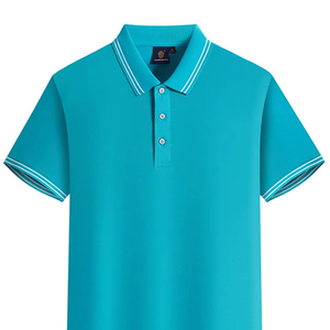 Chemises Polo pour Hommes Élégantes et Durables, Solides, Foncées, OEM ODM, Broderie, Impression, Fabrication en Gros pour la Marque d'Entreprise, Approvisionnement en Gros - Product Image 1