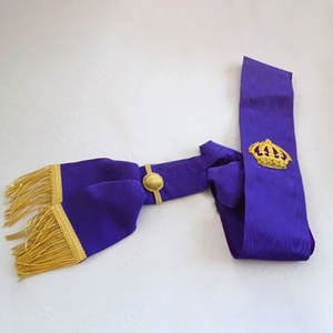 Pakistan Fabrication Maçonnique Regalia Arche Royale Broderie À La Main Sash Durable Haute Qualité Broderie Sash - Product Image 3