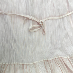 Elegant Women's Pure <b>Pastel</b> Pink A-Line Sleeveless Cotton Tunic Summer Spring Modest Fashion Clothing Lace Embroidery <b>Decoration</b> - Product Image 5