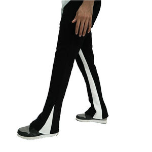 Pantalones de chándal acampanados personalizados con estampado 3D de pierna recta ancha para hombre, pantalones de chándal gruesos de peso pesado vintage al por mayor - Product Image 2