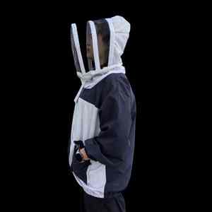 Combinaison d'apiculture en coton avec voile uniforme de travail antistatique et respirant pour apiculteurs - Product Image 5