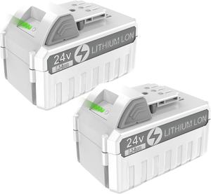 Snow Joe 24Vリチウムイオン電池交換用6.0Ah大容量充電式電動工具パックION Plusセリエに対応 - Product Image 1