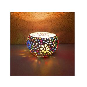 เชิงเทียนกระเบื้องโมเสคขนาดใหญ่,เชิงเทียนโมเสคคุณภาพเยี่ยมสำหรับตกแต่งบ้าน - Product Image 1