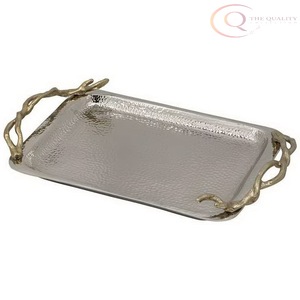 Bandeja Decorativa Premium de Acero Inoxidable para Ramadán, Ideal para Decoración de Interiores y Regalos |   Colores y Logotipo Personalizables, Elegantes y Funcionales - Product Image 4