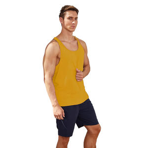 Camiseta sin mangas para hombre, ajustada, ligera, cómoda, de tela suave, para entrenamiento físico, correr, ropa deportiva - Product Image 4