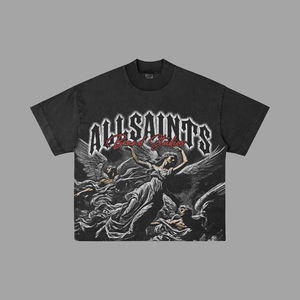 Pro Club Heavyweight 280 GSM Mejor calidad 100% Algodón Casual DTG Impreso Camisas cortas de gran tamaño Secado rápido Transpirable Sólido - Product Image 6