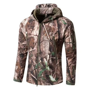 Veste de chasse camouflage fonctionnelle de haute qualité avec logo OEM, veste de camping et de randonnée personnalisée pour hommes - Product Image 6