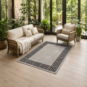 Tapis RUGS DEPOT LXDP-0359, vente en gros, multicolores, neutres, vintage, patchwork, imprimés numériquement, lavables en machine, en chenille, antidérapants - Product Image 6
