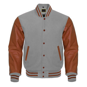 Chaqueta Acolchada con Capucha Unisex para Invierno, Chaqueta Universitaria Personalizada para Hombre, Diseño Varsity de Béisbol con Frente de Lona, Personalizable con Letras, Nueva - Product Image 1
