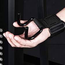 Venta al por mayor de muñequeras de elevación de alta calidad Booster Power Hook Pull up Deadlift correas empuñaduras acolchadas ganchos de levantamiento de pesas - Product Image 3