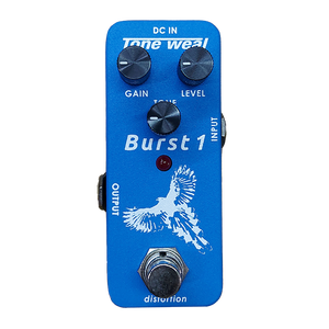 โทนเวล บูร์สท์1 มินิ ดิสทอร์ชั่น เพดัล – เอฟเฟกต์กีตาร์แบบอนาล็อกไฮเกนพร้อมระบบควบคุมเสียงเบสและเสียงแหลม - Product Image 1