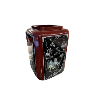 Vietnam Handmade Traditional Eco-Friendly <b>Lacquerware</b> Vase Natural Material VietnamCrafts for Daily Storage Hot Sale-LV6010 - Product Image 1