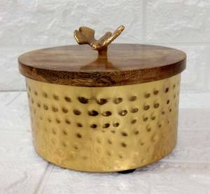 Boîte en acier inoxydable avec couvercle pot pour espèces alimentaires fruits secs conteneur de stockage pot maison hôtel restaurant cuisine décoration - Product Image 6