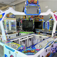 Table de jeu de pêche pour 8 joueurs, machine de jeu électronique d'arcade avec tickets de récompense, jeux amusants à pièces, à vendre, fabricant