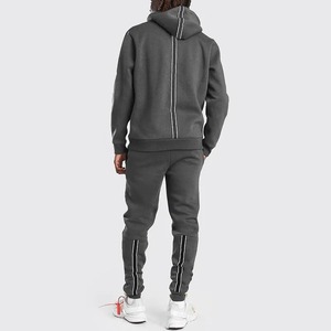 Vêtements de sport Gym Fitness Tech Polaire Training Survêtements Hommes Deux Pièces Ensemble Survêtement Jogging pour Hommes - Product Image 2