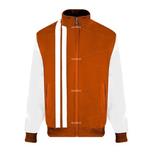 Chaqueta de trabajador con cremallera completa Vintage de alta calidad para Hombres estilo de béisbol informal con ropa de trabajo bordada con cuello levantado - Product Image 1