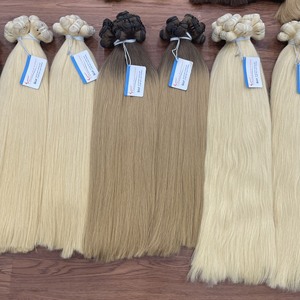 Extensions de cheveux vierges Remy vietnamiens 100% naturels, double trame, lisses, couleur naturelle, grande qualité, en stock, prix de gros - Product Image 1