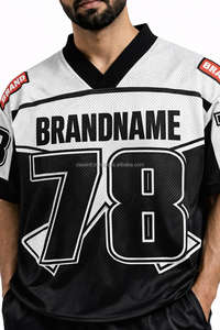 Maillots de football américain personnalisés de qualité supérieure avec sublimation intégrale, vêtements de sport unisexes, shorts anti-transpiration - Product Image 5