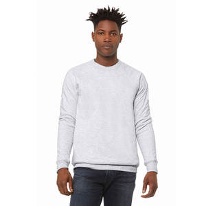 Bella + เสื้อสเวตเตอร์ผ้าแคนวาสขนแกะแบบยูนิเซ็กส์เสื้อจั๊มเปอร์คอกลมผ้านุ่มพร้อมเทคนิคปักสำหรับฤดูหนาว - Product Image 3