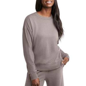 Sudaderas con capucha y sudaderas transpirables de talla grande para mujer de Pakistán, Jersey deportivo de manga larga con cuello redondo, sudaderas informales para mujer - Product Image 1