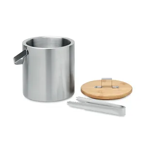 Customized KOKKOLA Secchiello Elegant Personalized Stainless Steel Rust Resistant Party <b>Ice</b> <b>Bucket</b> and Beverage Tubs - Product Image 3