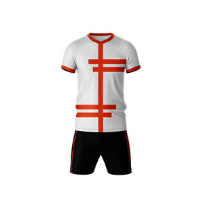 Uniformes de rugby à sublimation de haute qualité pour hommes, uniforme de rugby de couleur unie OEM - Product Image 3