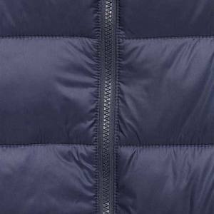 Vestes pour hommes imperméables de couleur bleu marine, polyester, style streetwear, col montant, doudoune à manches longues pour hommes - Product Image 5