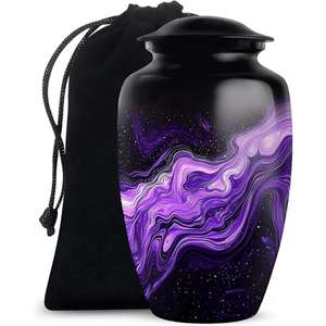 Diseño impresionante, urna de cremación para adultos, mesa decorativa para funerales, urnas de cremación grandes y recuerdo para cenizas de entierro - Product Image 3