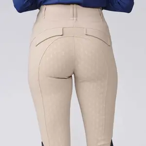 Horse Riding Leggings Breeches Pants Equestrian High Waist Women Full Grip Riding Tights With hugging Fit
