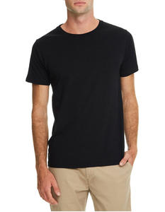 T-shirt pour homme en jersey 100% coton 240 g/m², taille plus, qualité de luxe, coupe ample, épaules tombantes, design personnalisé, col montant - Product Image 1