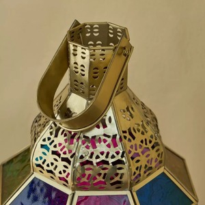 Aluminium Grave <b>Lantern</b> With Leaf Motif Custom Colours Indoor and Outdoor Home & Garden Decoration Lightning Classic Design - Product Image 2