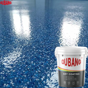 Revêtement liquide époxy coloré écologique à appliquer au pinceau, <span class=keywords><strong>pierre</strong></span> de micro-meulage pour garages et usines - Product Image 2