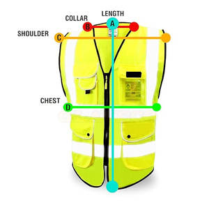 Chaleco de seguridad sin mangas de la mejor calidad, chaleco de seguridad superventas, ropa de trabajo, Chaleco de seguridad para adultos - Product Image 6